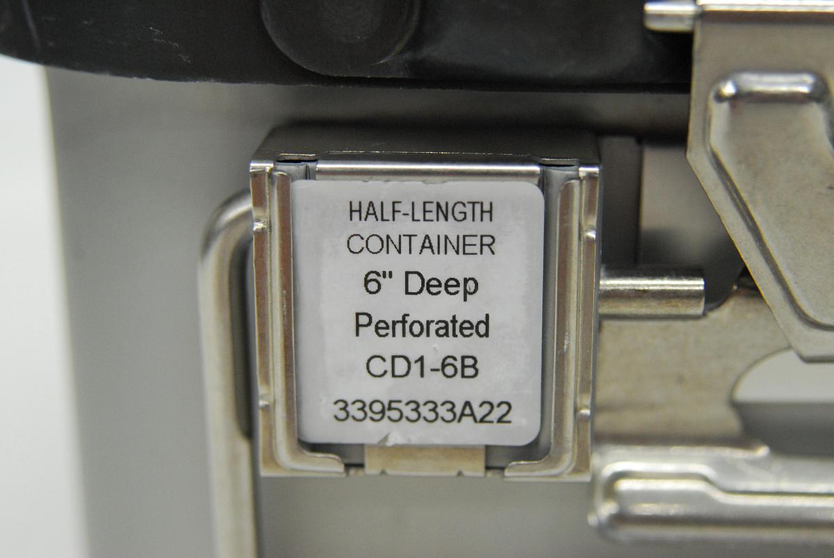 Used V. Mueller Genesis CD1-6B Sterilization Container 12x11x6 W/ Filter Holders, Basket