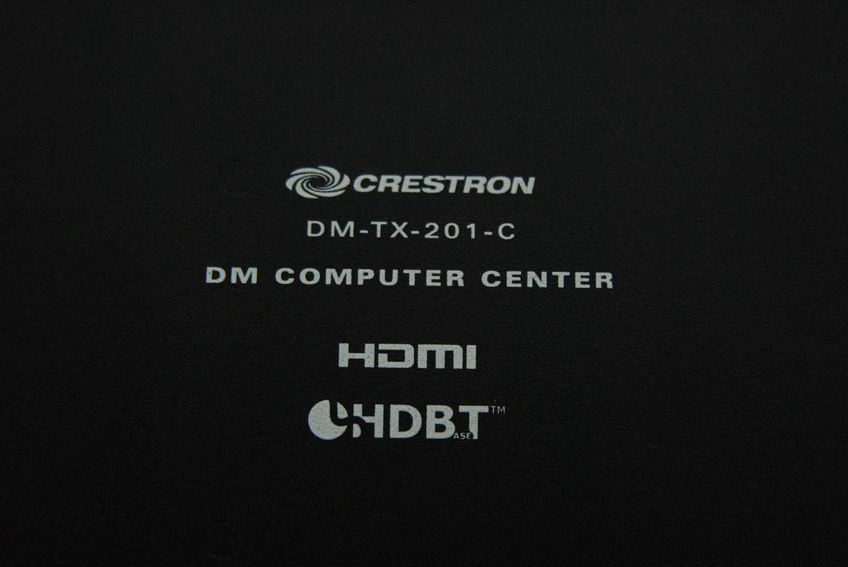 Used Crestron DM-TX-201-C DM Computer Center DigitalMedia 8G+ Transmitter 201