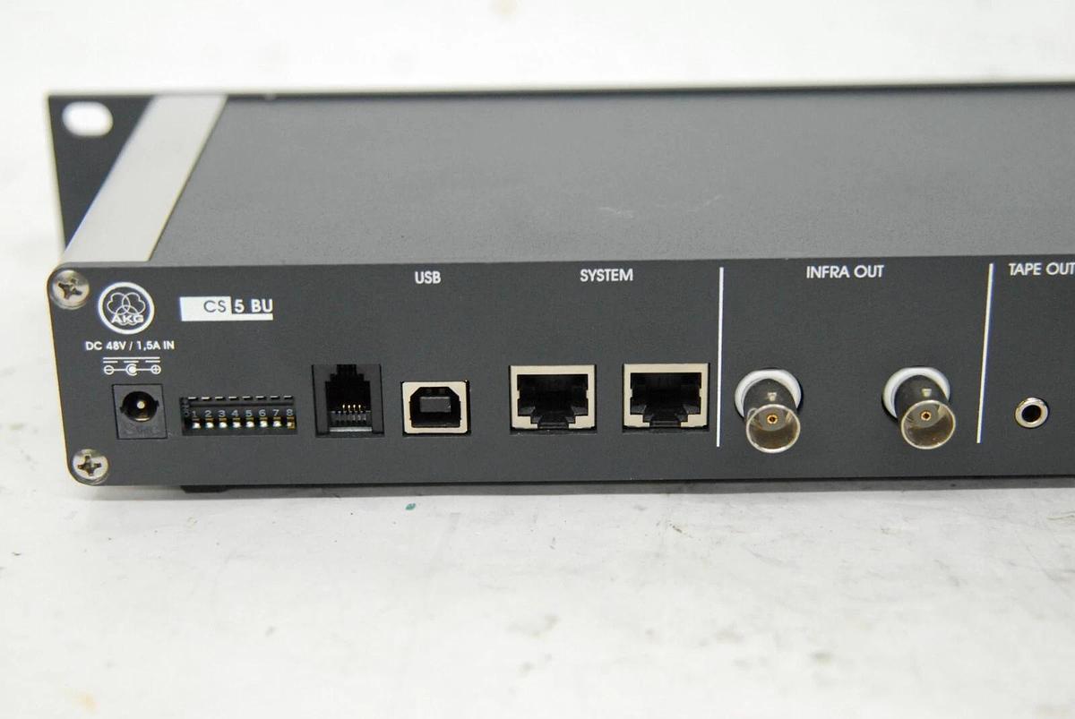 Used AKG CS5 BU Reference Digital Conference System Base Unit