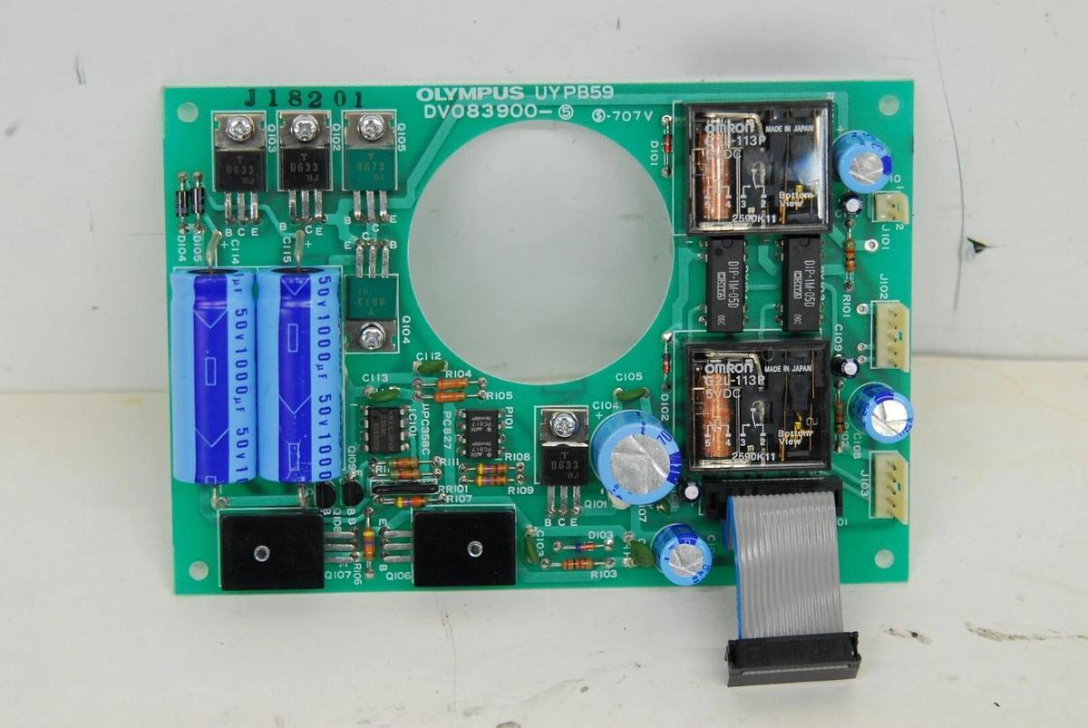 Used Olympus DV083900-5 UYPB59 Board (for Vanox AHBS3) W/ Cable