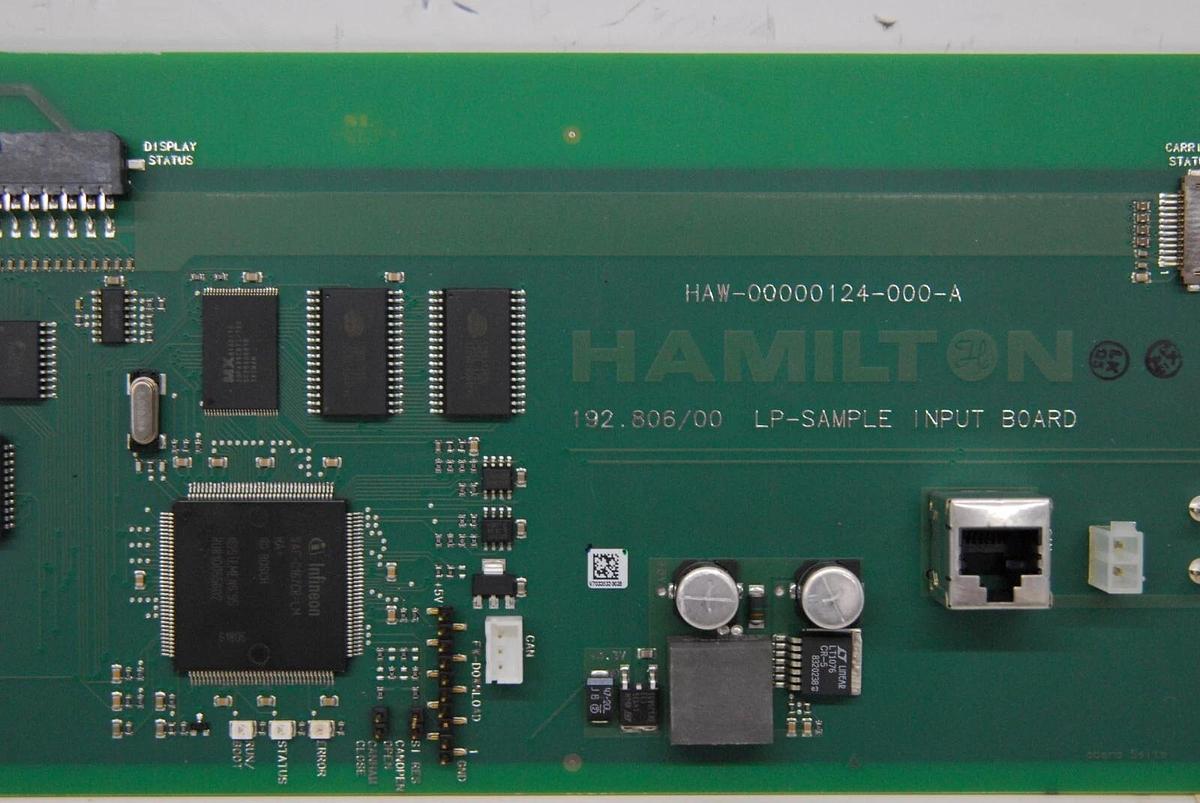 Used Hamilton 192-806/00 LP-Sample Input Board (QIAGEN QIAsymphony SP)