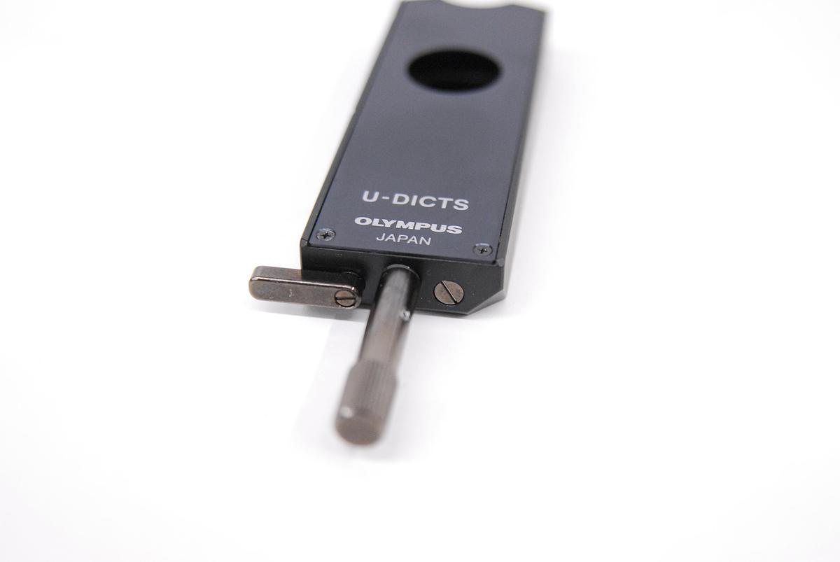 Used Olympus U-DICTS Microscope Nomarski DIC Prism Slider Shift Type (BX/IX)