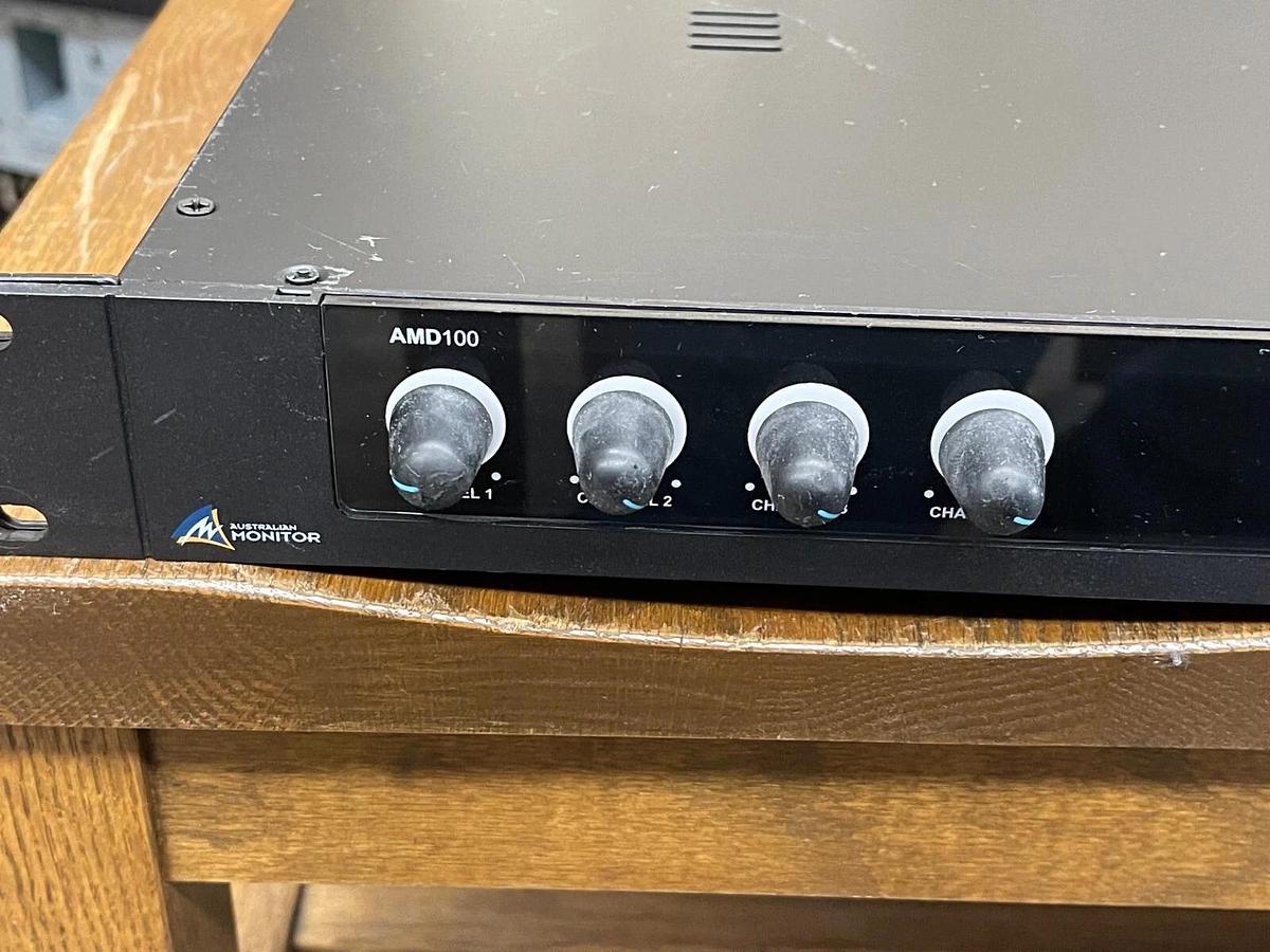 Used Australian Monitor AMD100 4 Channel Public Address Mixer Amplifier