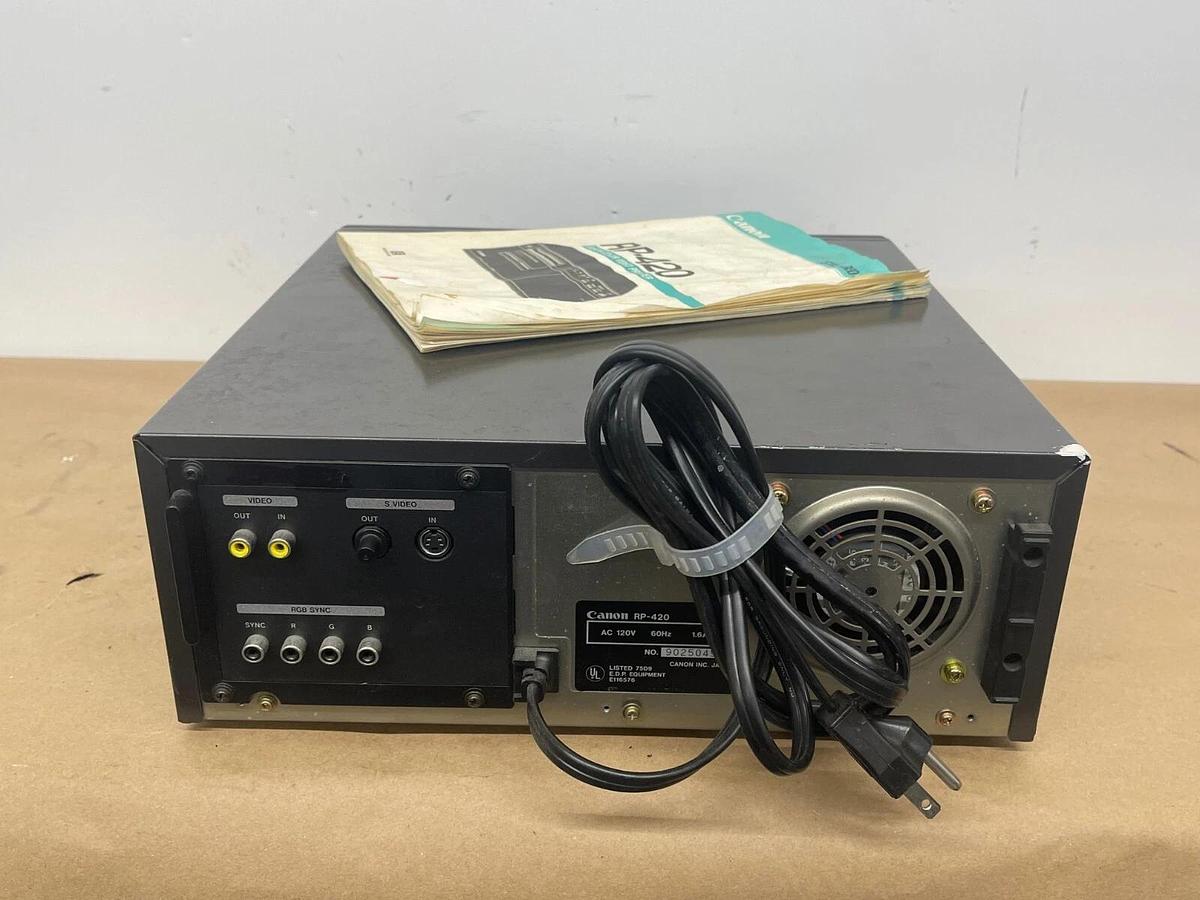 Used Vintage CANON RP-420 Color Video Printer