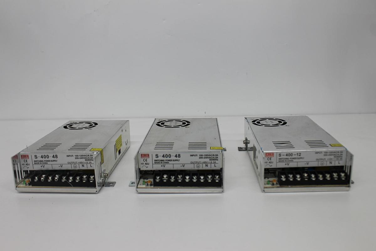Used MFW S-400-48 48V 8.3A Power Supply LOT OF 3