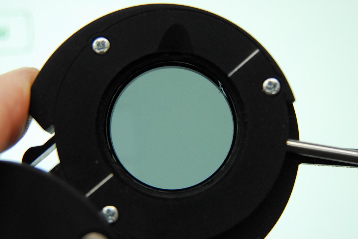 Used Zeiss 1121-813 Rotatable Polarizer D Microscope Analyzer (Axiovert 200M)