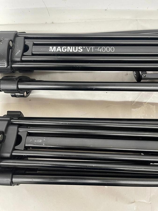 Used Magnus VT 4000 Tripods (No Heads) - Lot of 2