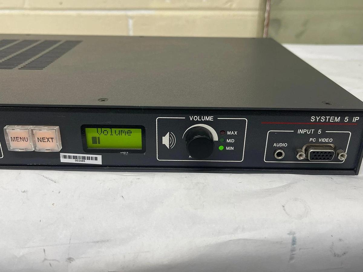 Used Extron System 5 IP Switcher with Front Panel Control