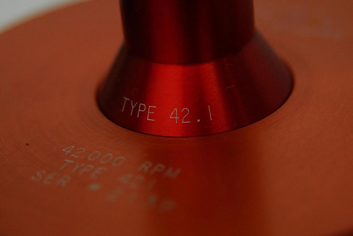 Used Beckman Type 42.1 8 Position Fixed Angle 45,000 RPM Rotor