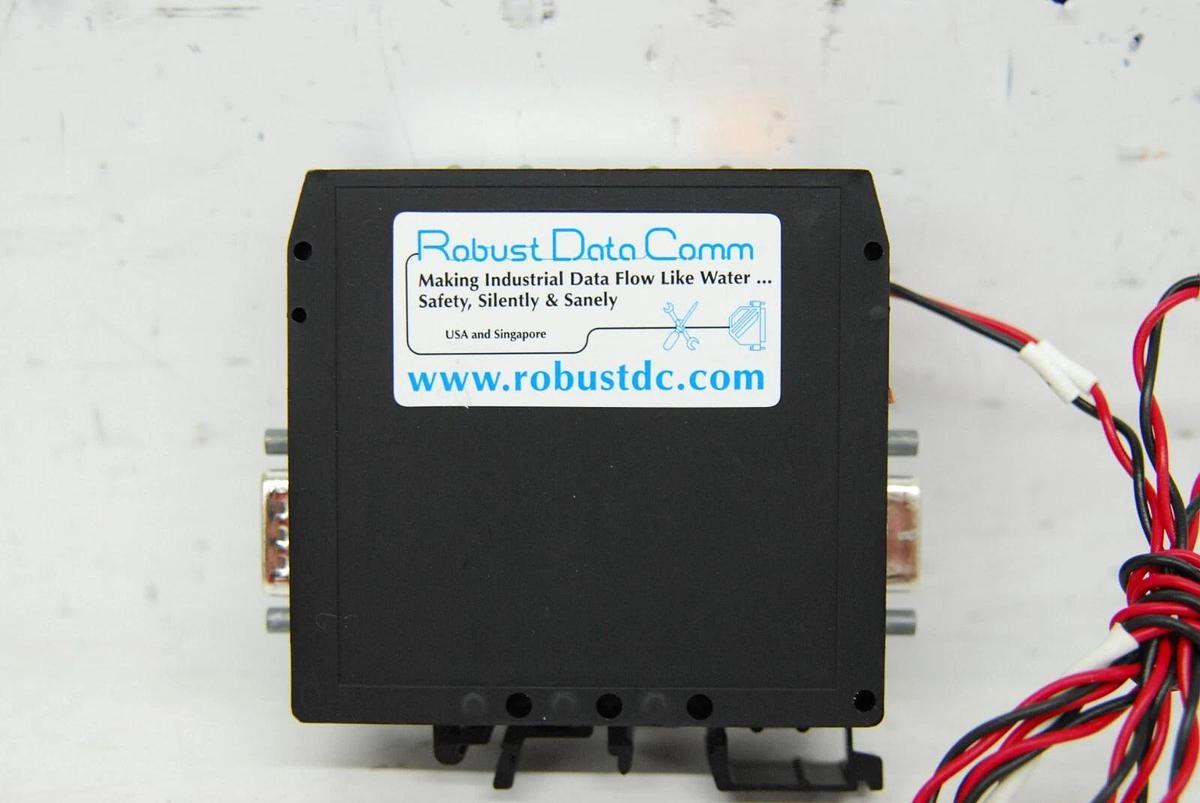 Used Robust DataComm rdc232ir3-5c-3p-dd Isolated RS-232 Repeater (ABI 7000 PCR)