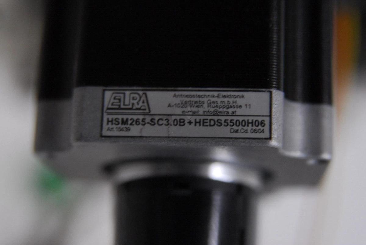 Used Anton Paar Vertical Motor Housing W/ Motor,Cables, Screws (Physica MCR 501)