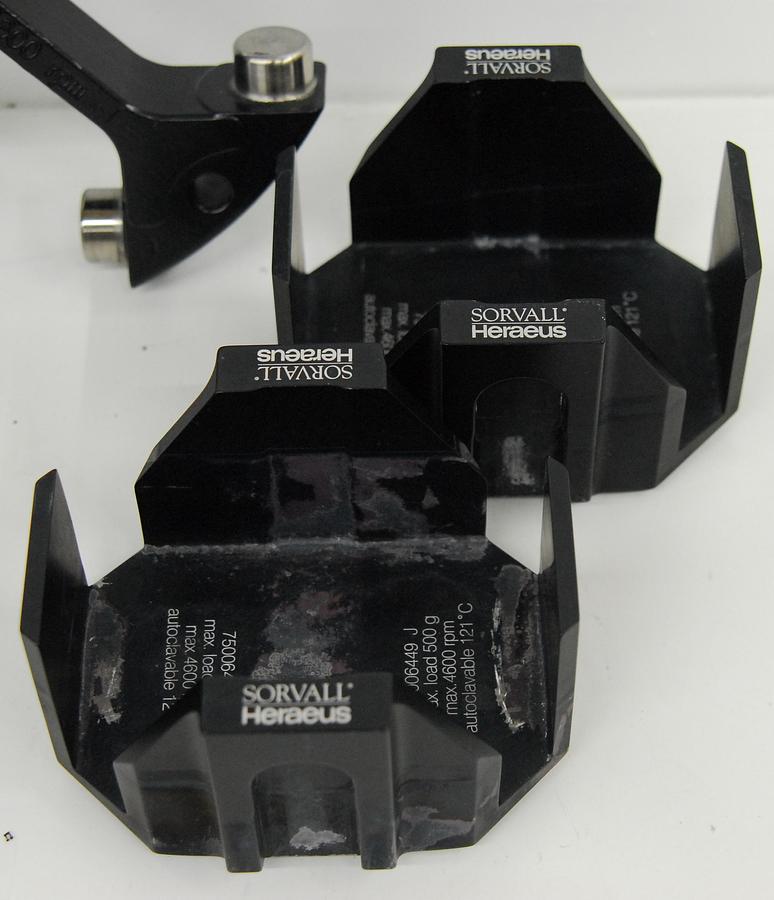 Used Sorvall Heraeus 75006445 6434 Swinging Bucket Rotor W/ 75006449 75006441 Buckets