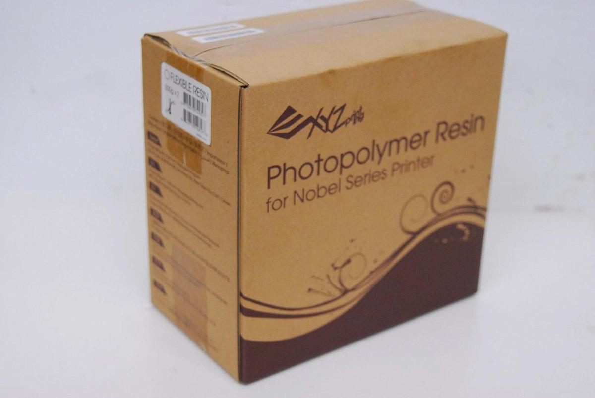 Used XYZprinting Photopolymer Resin Flexible, 1kg, 500g x2  (Nobel Series Printer)