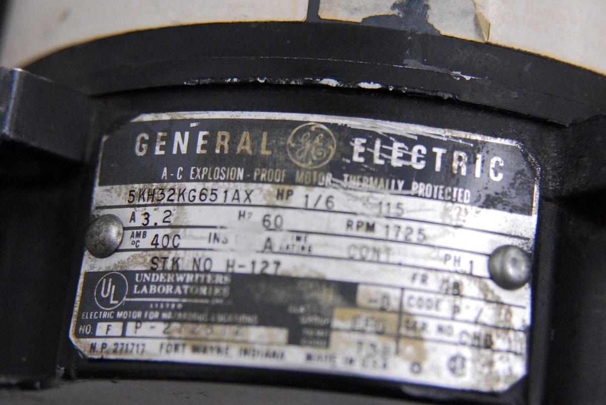 Used Sigmamotor T6SH Finger Pump W/ Zero-Max JK1 Drive, GE 5KH32KG651AX Motor - Works