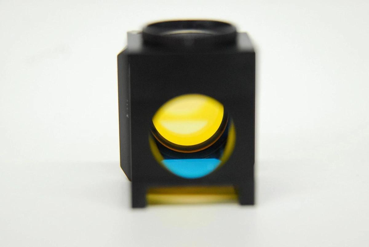 Used Chroma B-1A 31645 605 Microscope Filter Cube -Nikon Labophot, Optiphot, Diaphot