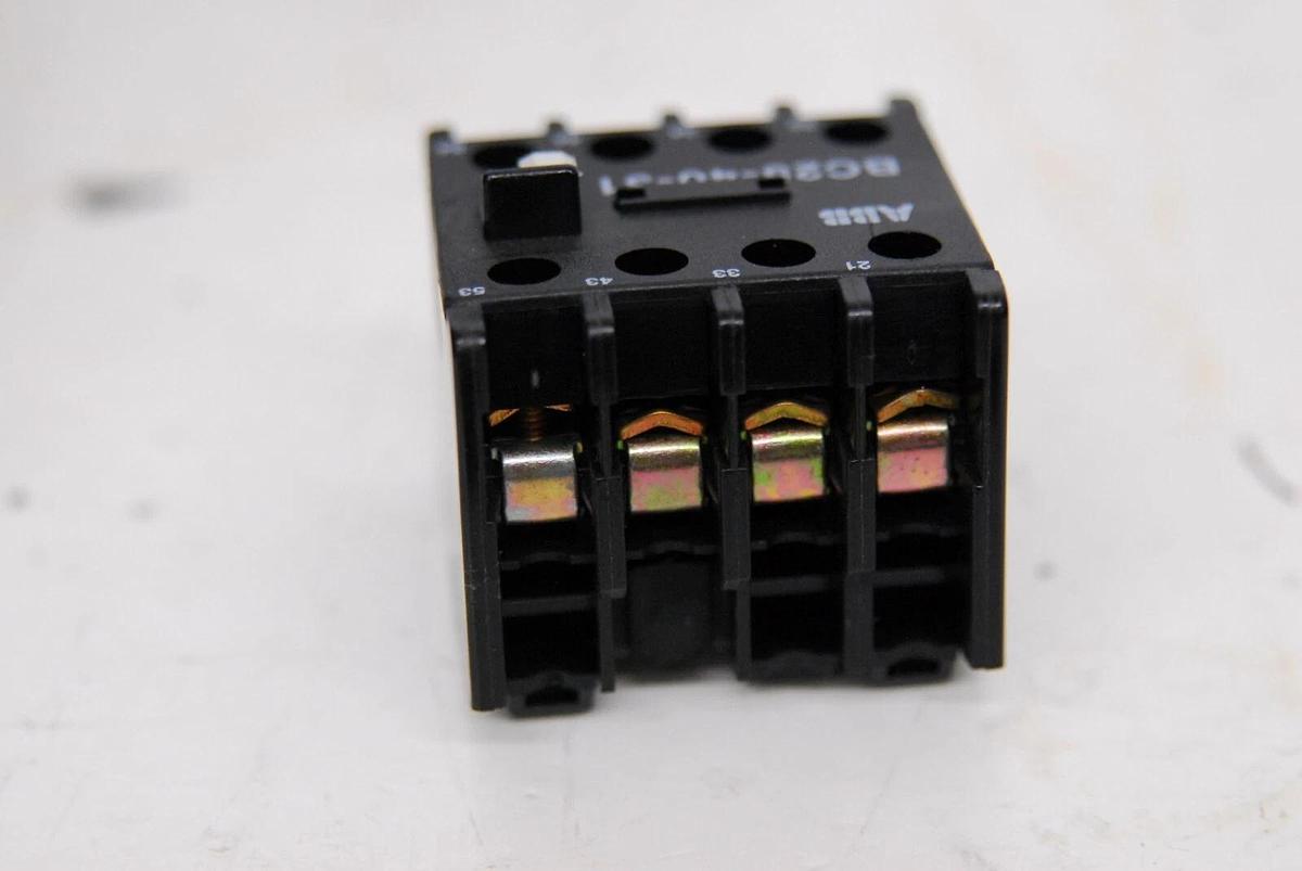 Used ABB BC25 Contactor W/ ABB BC25-40-31 Contact Block