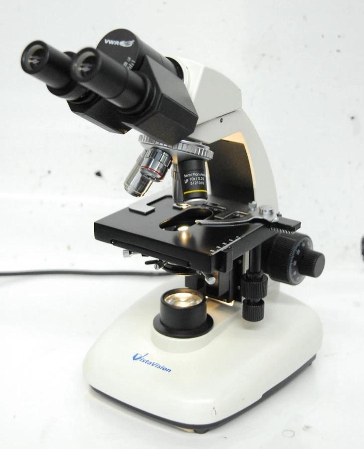 Used VWR Vistavision Compound Microscope W/ SP 4x/10x/40x/100x Objectives