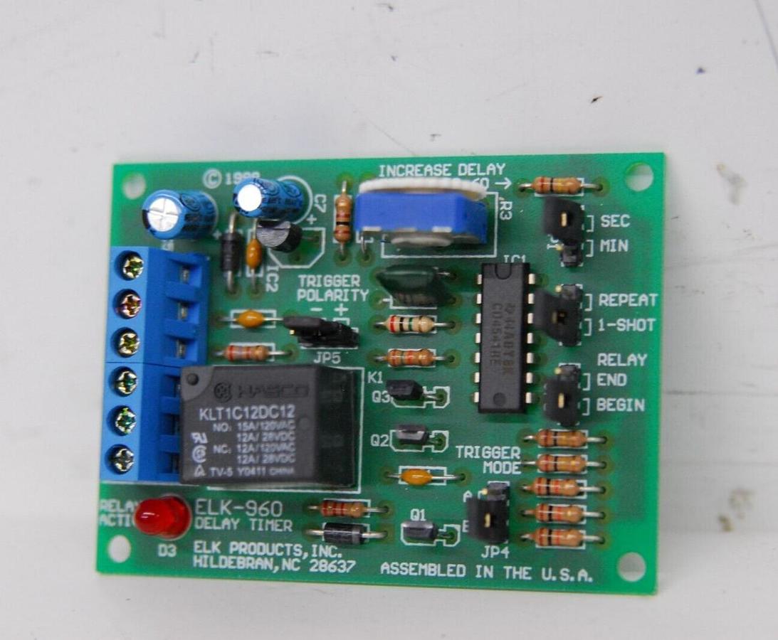 Used ELK Products ELK-960 Delay Timer Relay Module