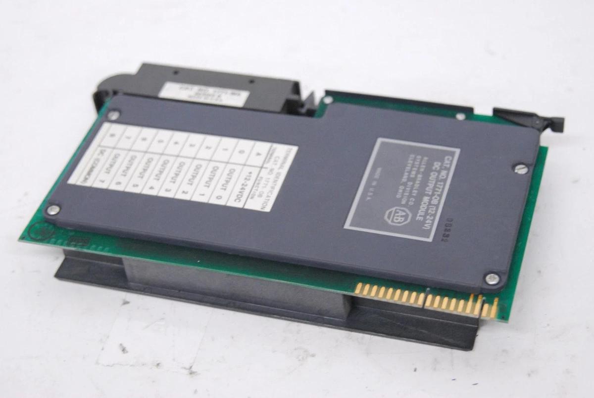 Used Allen-Bradley 1771-OB (12-24V) DC Output Module W/ Wire Arm 1771-WA