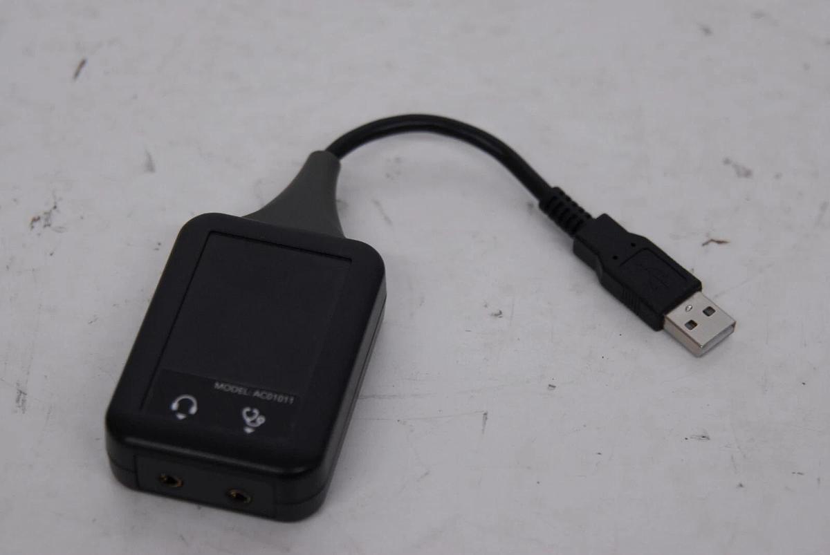 Used American Well AC01011 USB Stethoscope Audio Splitter/Adapter