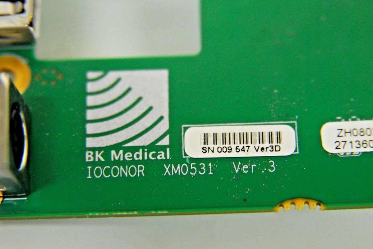 Used BK Medical XM0531 Ver 3 ZH0802-V3D IOCONOR IO Board - Flex Focus Ultrasound