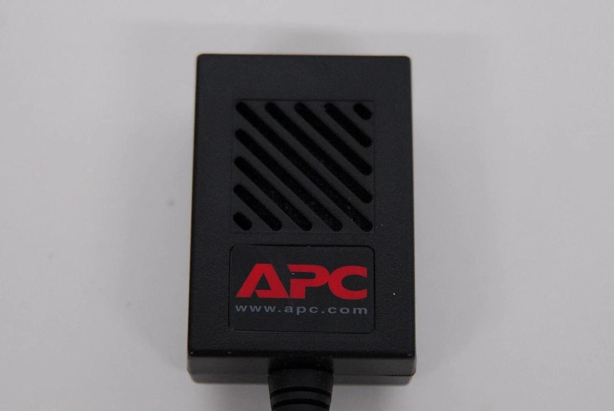 Used APC AP9512TBLK Environmental Temperature Monitor Probe Sensor
