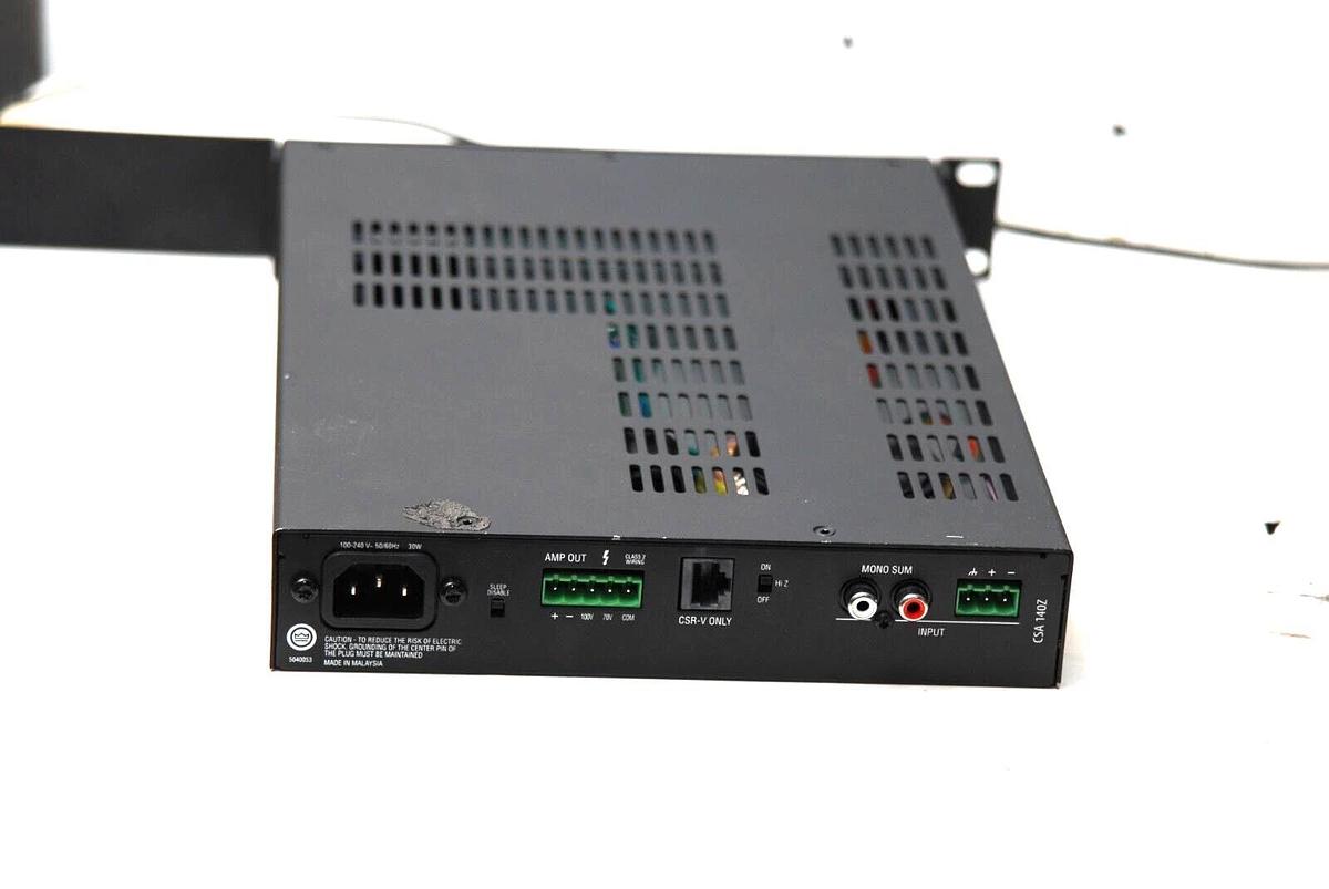 Used JBL CSA 140Z 40W 70/100V Power Amplifier - Tested Working