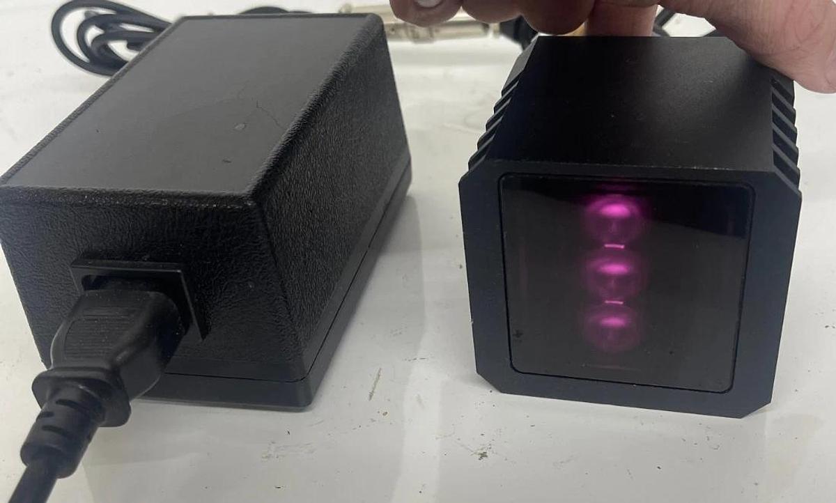 Used Bosch EX12LED-3BD-8W 3D Diffuser Infrared Illuminator W/ TIMS24-02M Power Supply