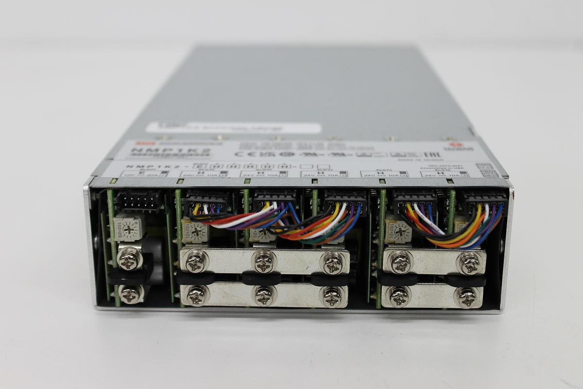 Used Mean Well NMP1K2 1200W Power Supply (12v,24v)