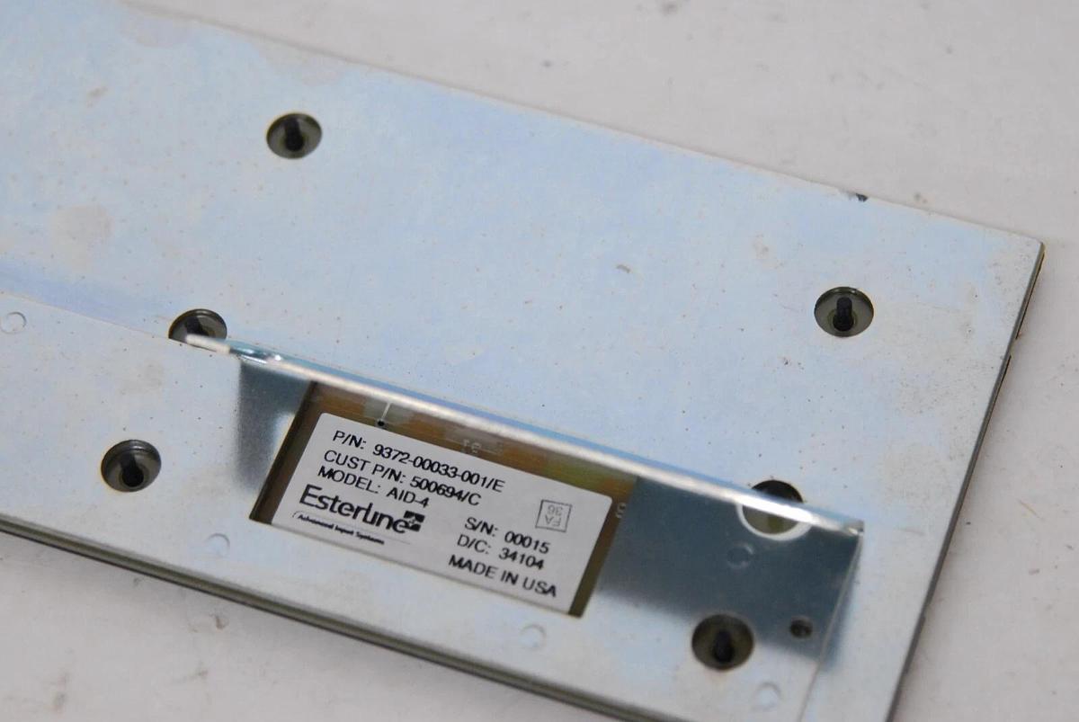 Used Esterline 9372-00033-001/E, AID-4 Keypad (Beckman LS6500)