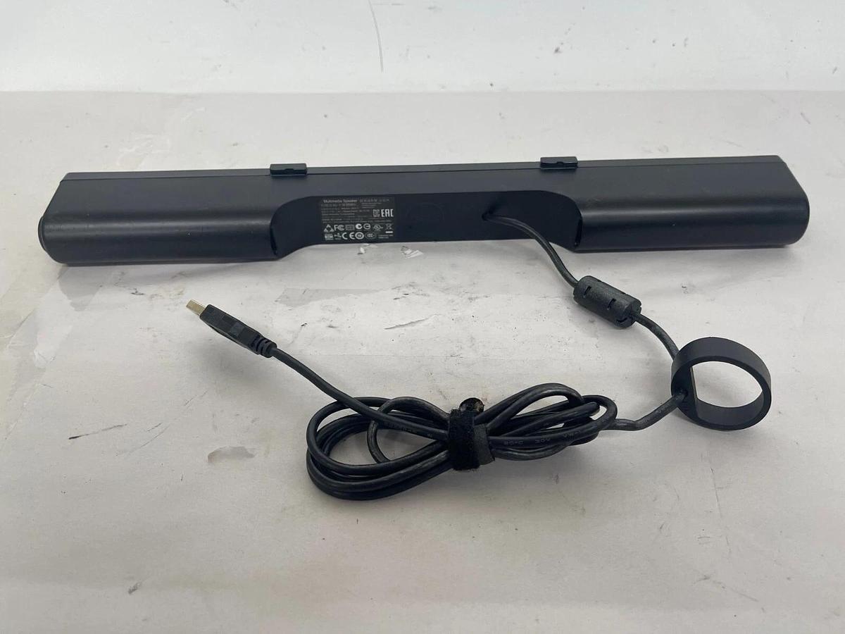 Used Dell AC511 USB Powered Stereo Sound bar Speaker Black - 64", 1.6m USB - TESTED 884116132097