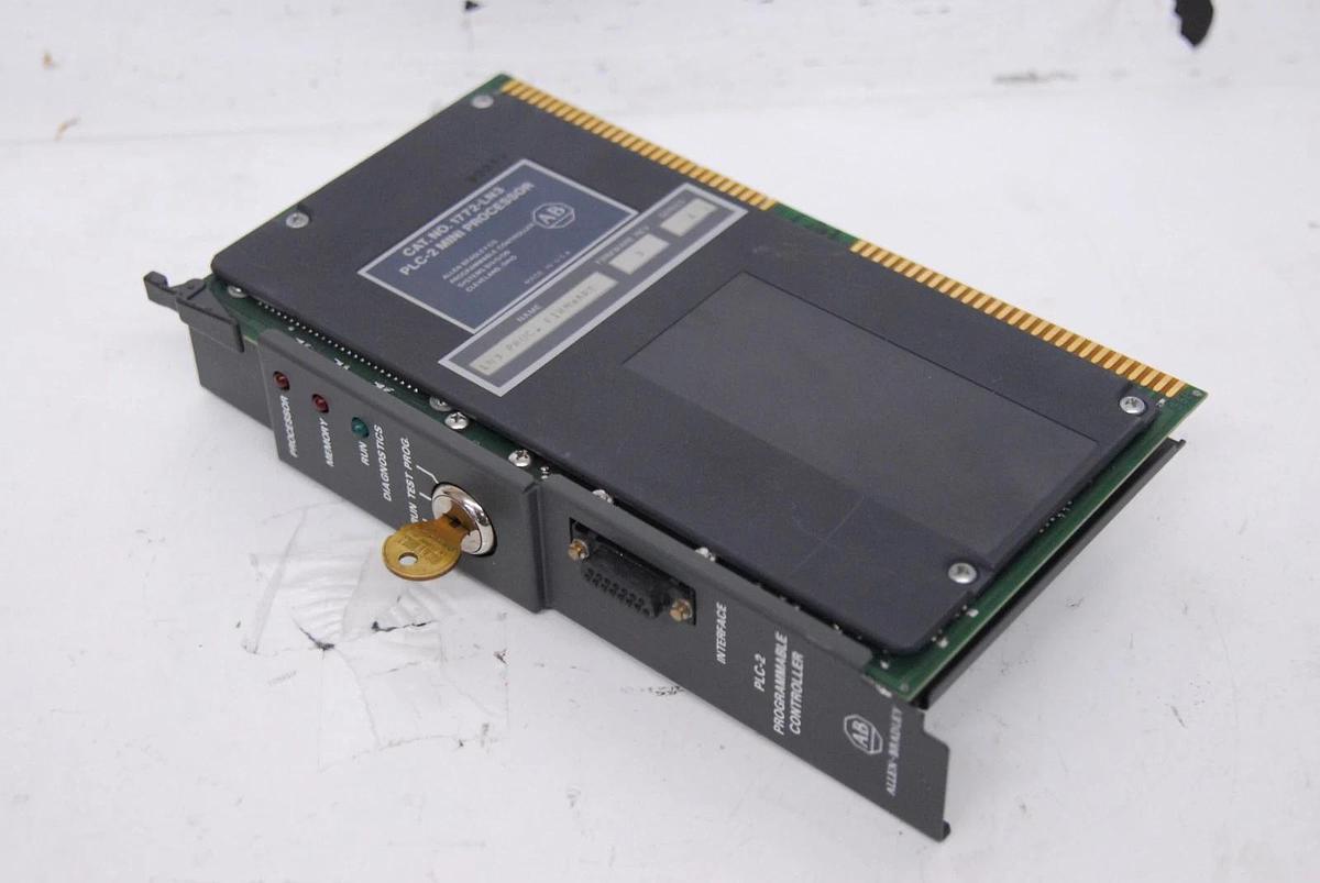 Used Allen-Bradley 1772-LN3 PLC-2 Mini Processor W/ Key