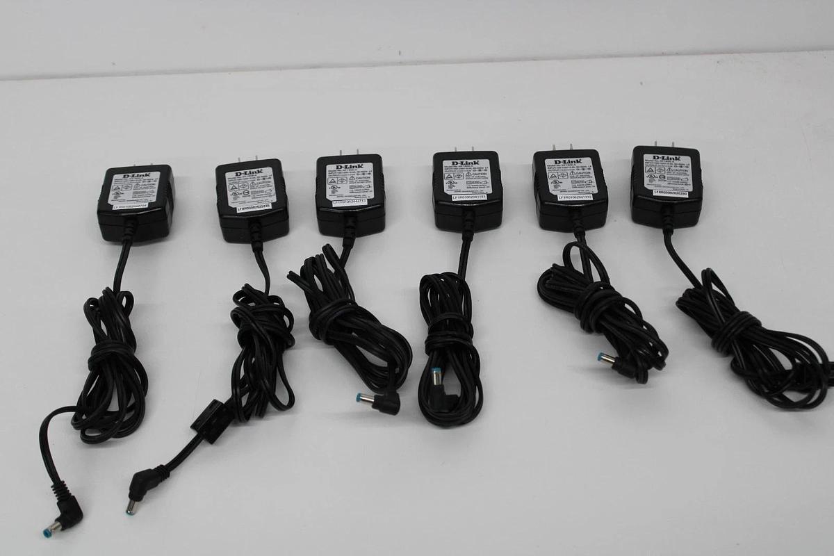 Used D-Link AF1805-A  Power Adapter Output 5.0V 2.5A LOT OF 6