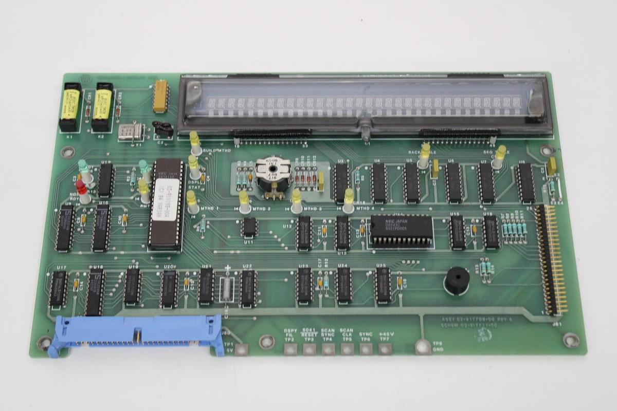 Used Keyboard / Display PCB 03-917708-00 for Varian Star 3400CX