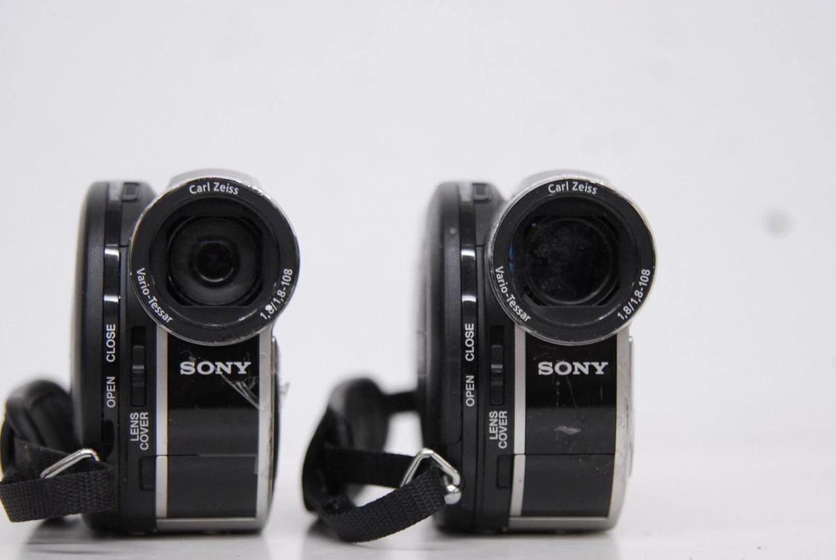 Used Sony DCR-DVD650 DVD Flash Media Camcorder - Read Description - Lot of 2 27242763111