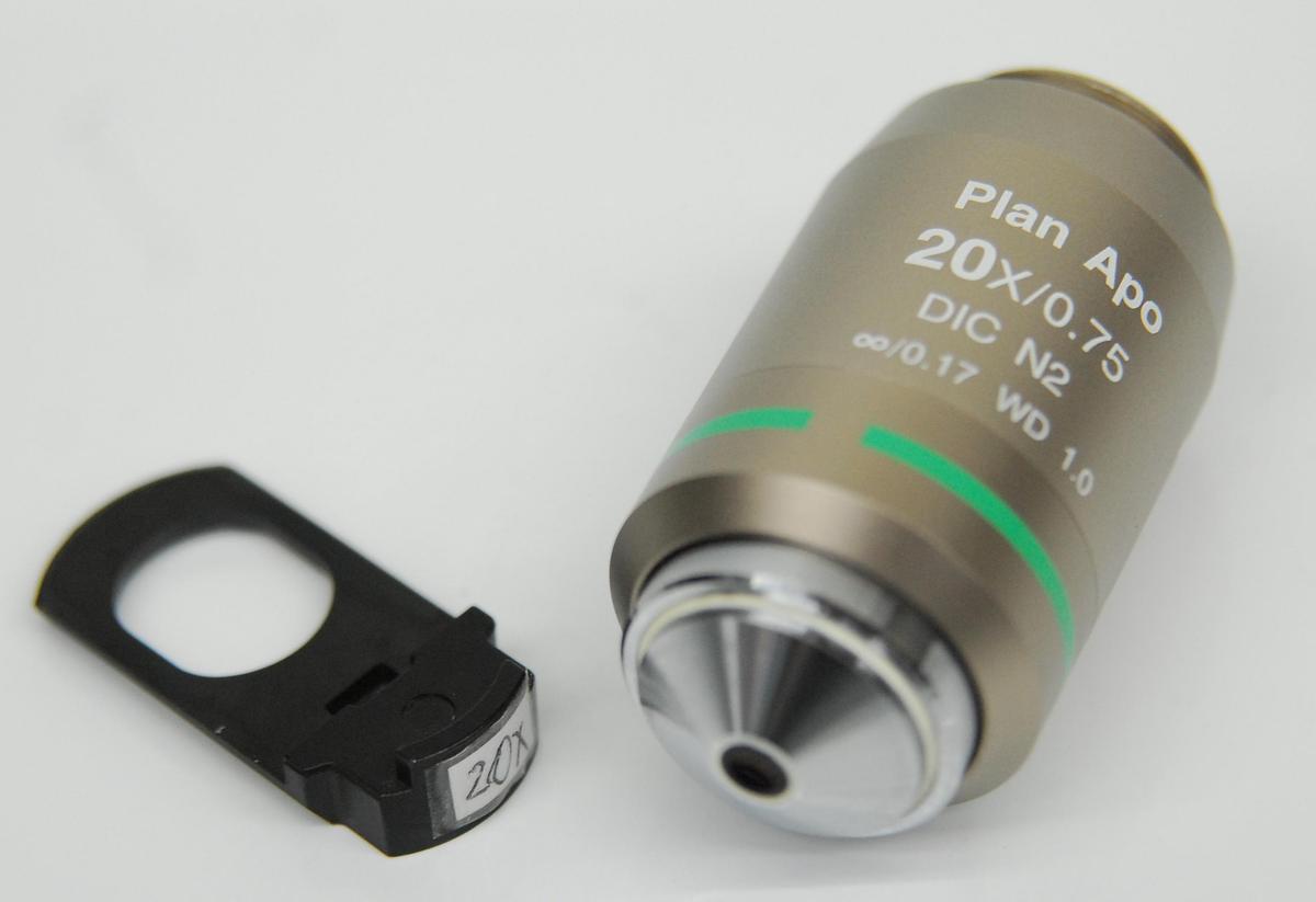 Used Nikon Plan APO 20x/0.75 DIC N2 ∞/0.17 WD 1.0 Microscope Objective W/ DIC Prism