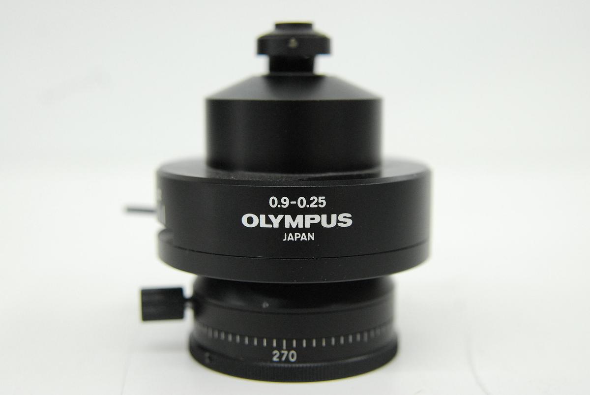 Used Olympus BH2-POC 0.9-0.25 Polarizing Swing Out Microscope Condenser (BH-2)
