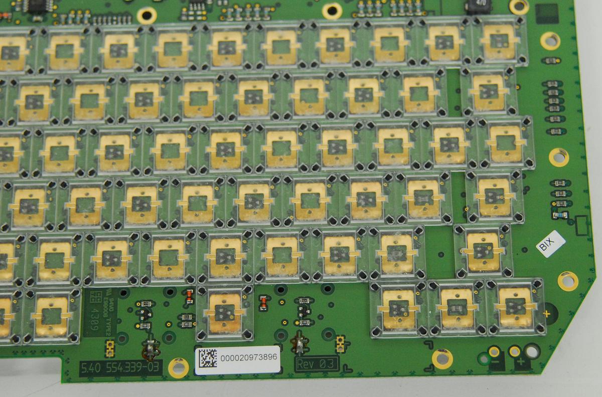 Used GE KTZ280064 Console Alphanumeric Keyboard PCB - Voluson E8