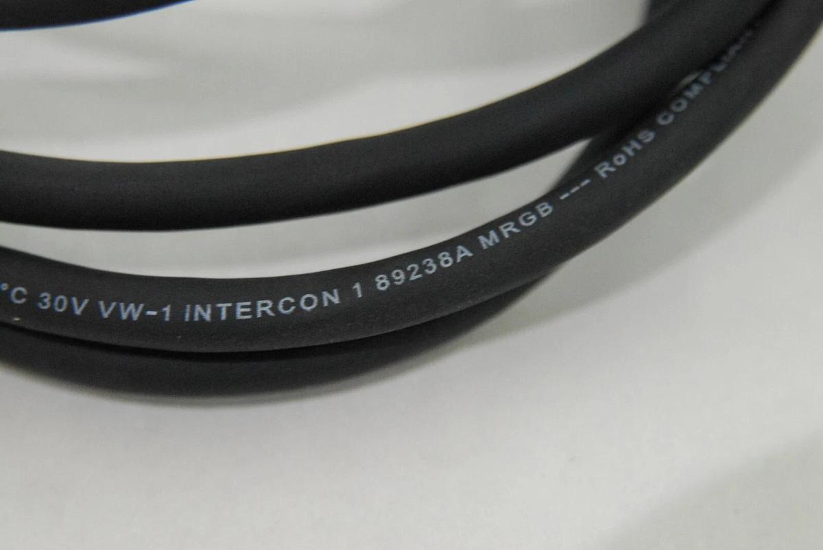 Used Nortech VCP-2.0-S Intercon 1 Camera Cable, 12-Pin Round QD Male to Female 2m
