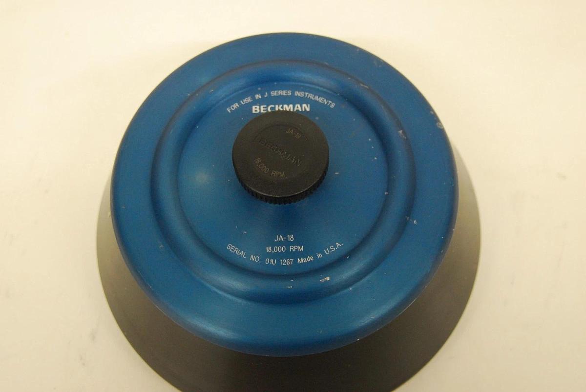 Used Beckman JA-18 Fixed Angle Centrifuge Rotor (10 x 100 mL, 18,000 rpm)