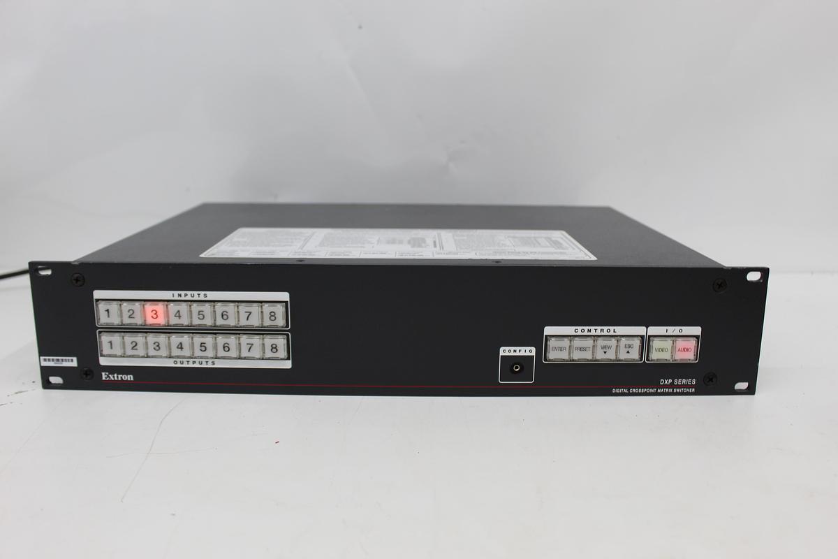 Used Extron DXP CrossPoint 88 Series HDMI w/ Keyminder