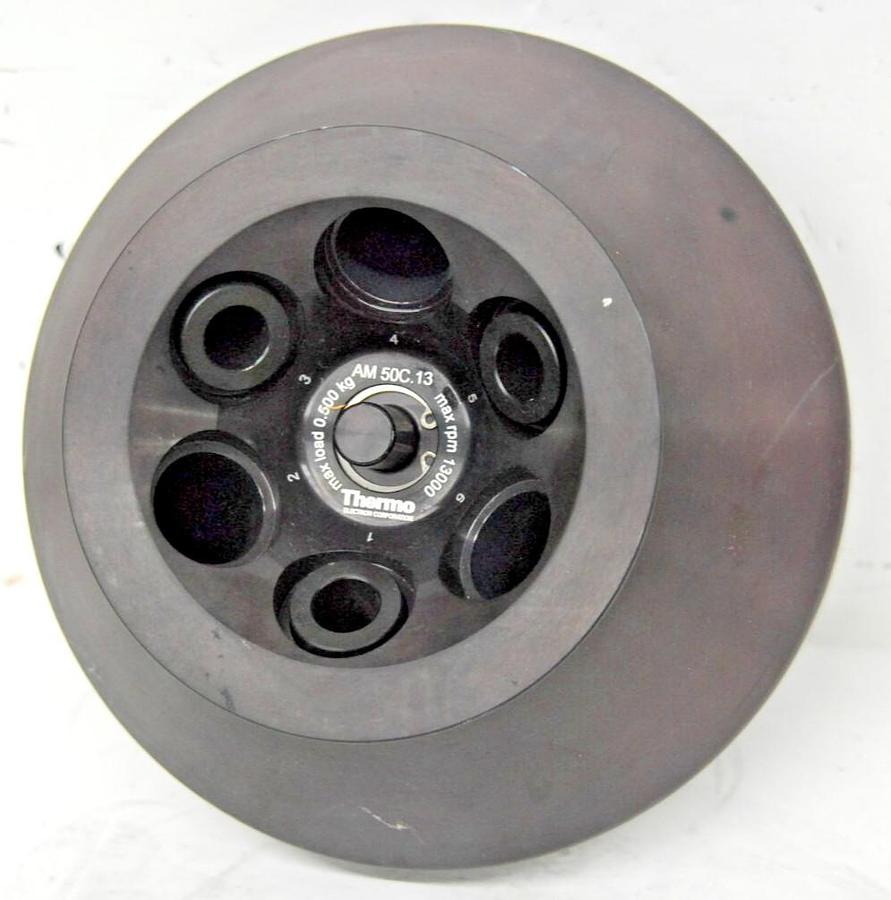 Used Thermo Scientific AM-50C.13 11174732 Fixed Angle Rotor 13000RPM 6x50ml (ME23i)