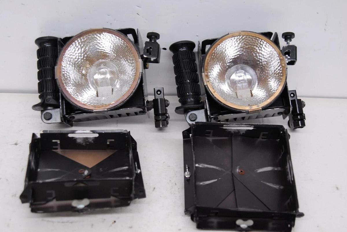 Used 2 Lowel OMNI and 1 Lowel TOTA Lights W/ Hard Case,  Stands, Power Cords and More