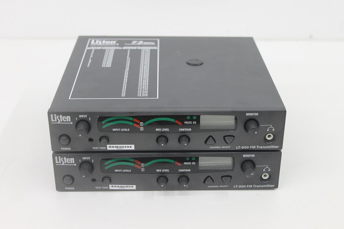 Used Listen LT800 FM Transmitter LOT OF 2