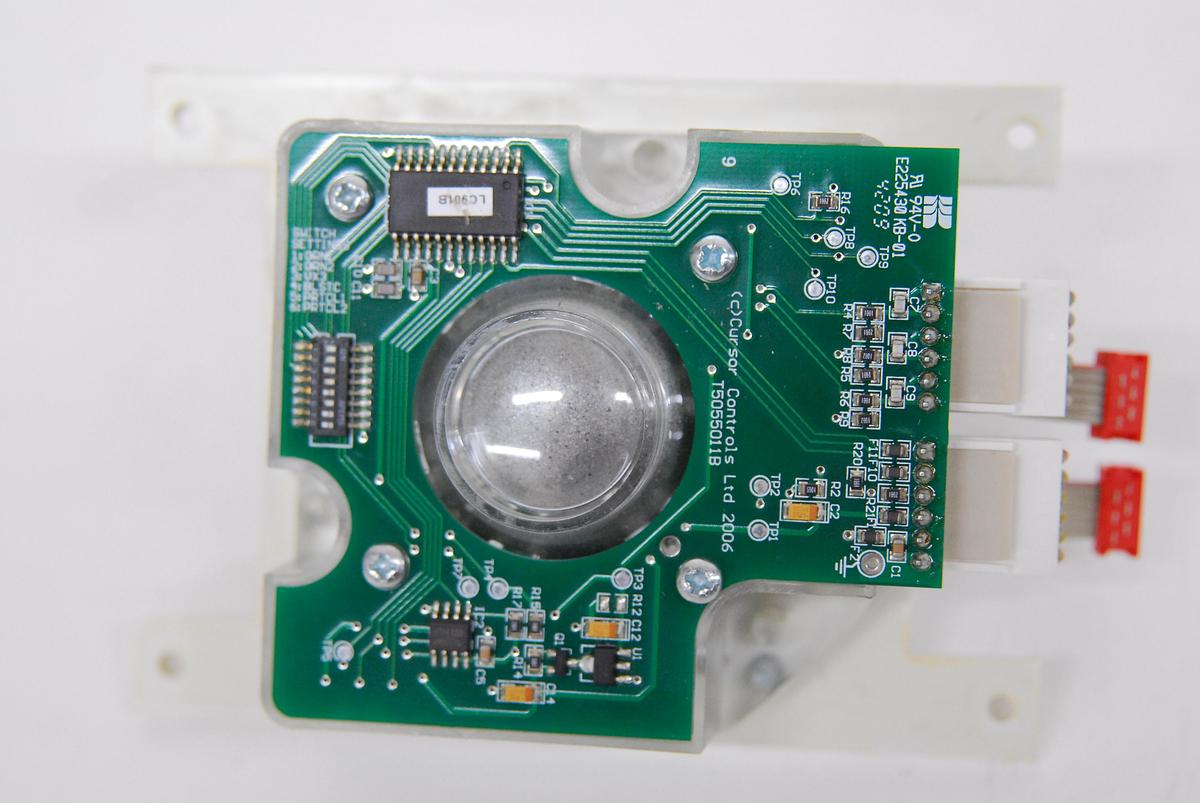 Used GE KTZ280063 Optical Trackball W/ KTZ220868 Trackball Ring - Voluson E8