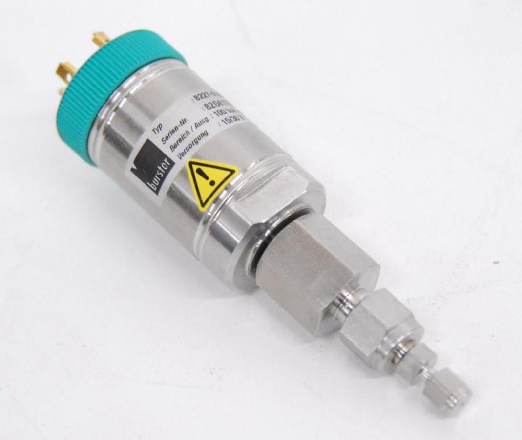 Used Burster 8227-5100-V134 8227 Series 100 bar Pressure Transmitter