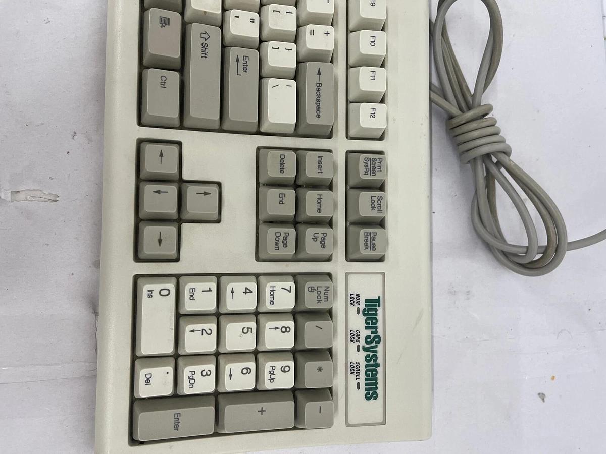Used Vintage Tiger Systems KB-6923 Keyboard - TESTED