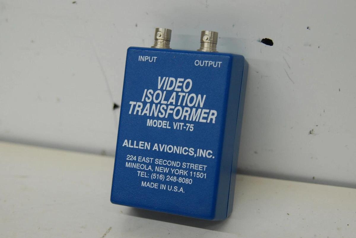 Used Alan Avionics VIT-75 Video Isolation Transformer