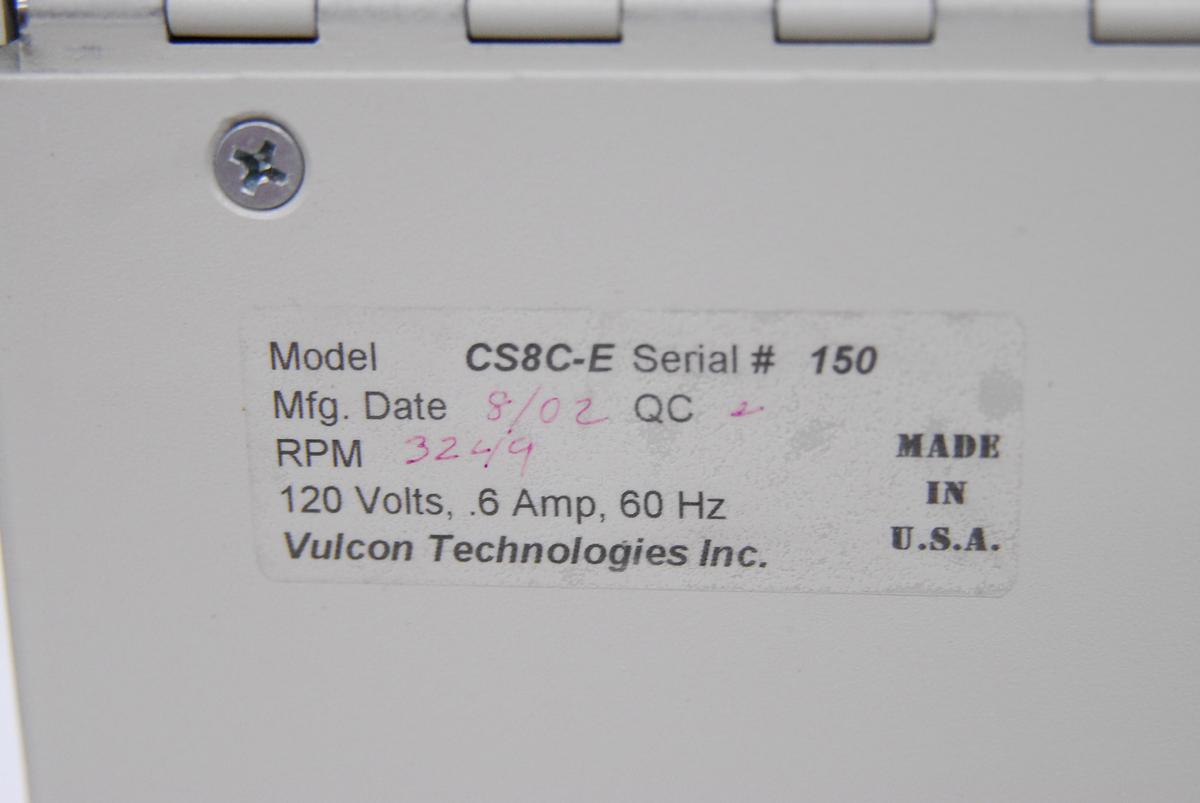 Used Vulcon CS8C-E Clinaseal Sealed Technology Centrifuge