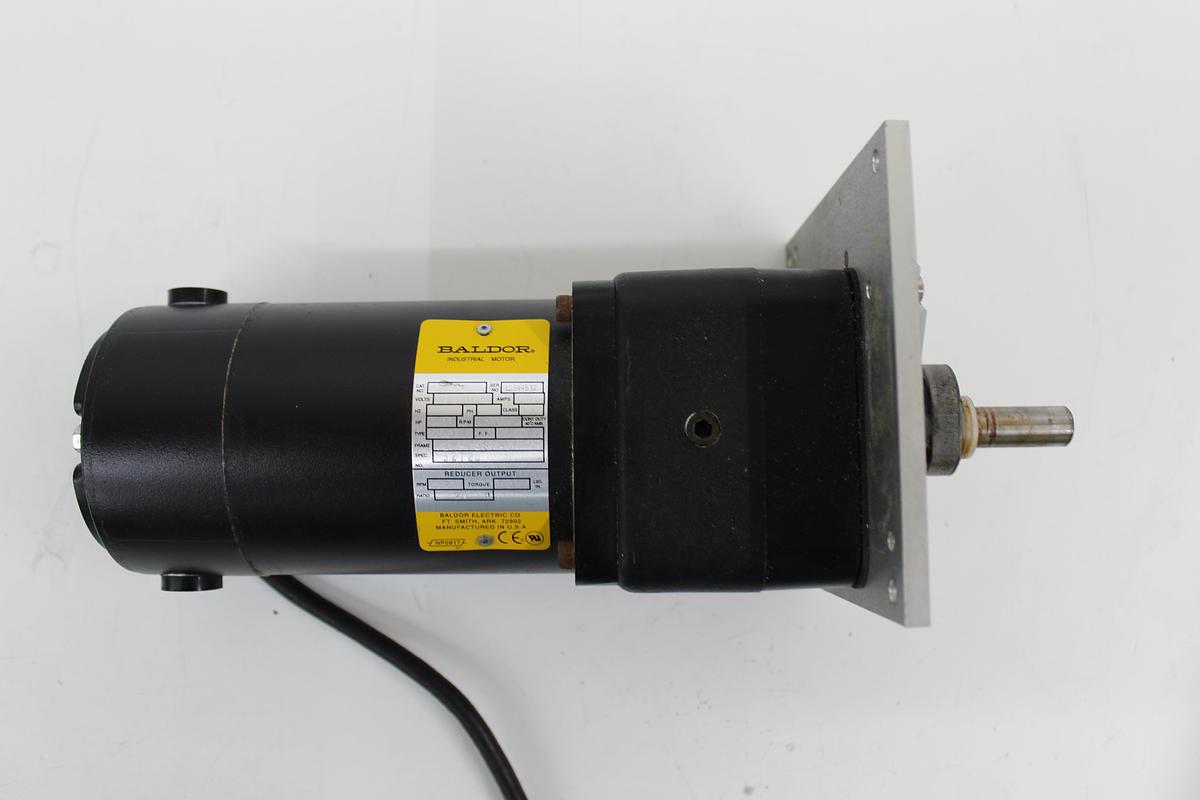 Used Baldor 32720 DC Gearmotor 90V 1725RPM 1/12HP 20:1